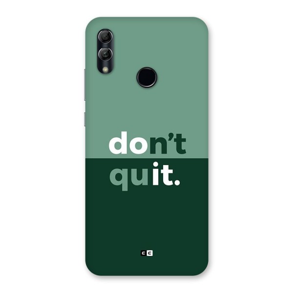 Do Not Quit Back Case for Honor 10 Lite