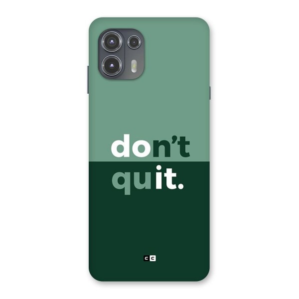 Do Not Quit Back Case for Motorola Edge 20 Fusion