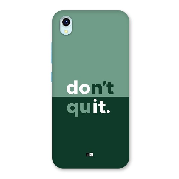 Do Not Quit Back Case for Vivo Y1s