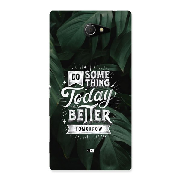 Do Something Back Case for Xperia M2