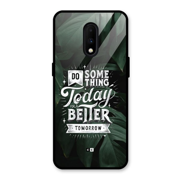 Do Something Glass Back Case for OnePlus 7