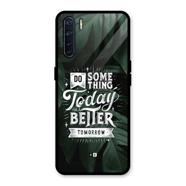Do Something Glass Back Case for Oppo F15