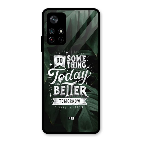 Do Something Glass Back Case for Poco M4 Pro 5G