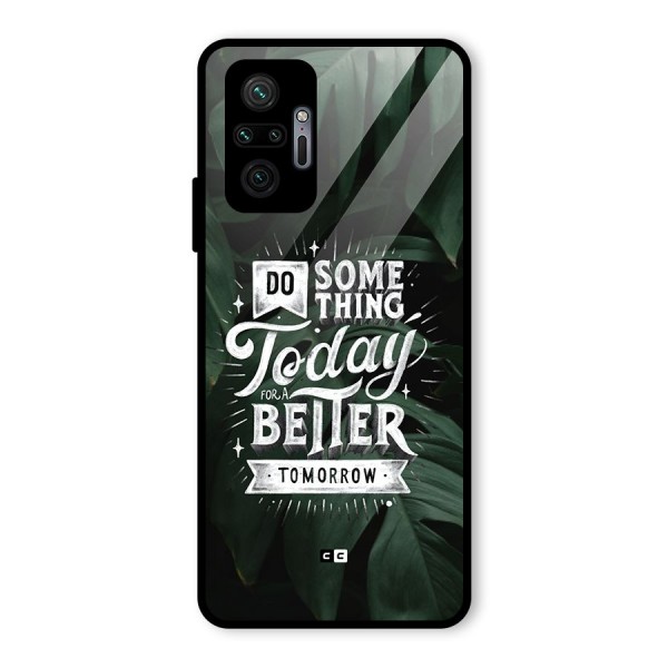 Do Something Glass Back Case for Redmi Note 10 Pro Max