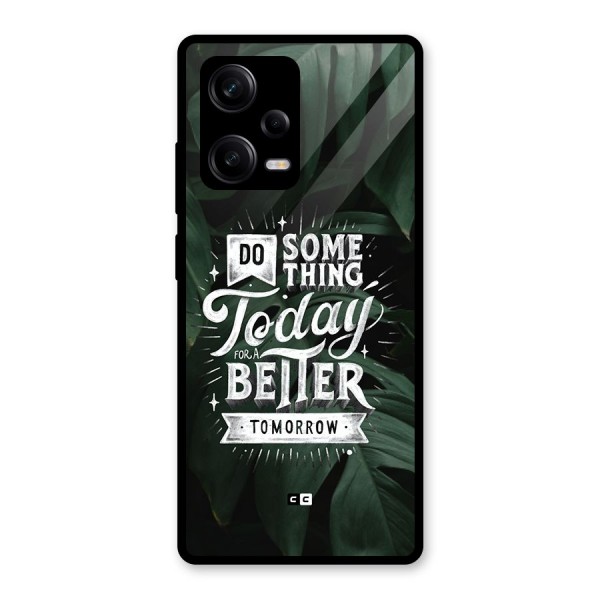 Do Something Glass Back Case for Redmi Note 12 Pro