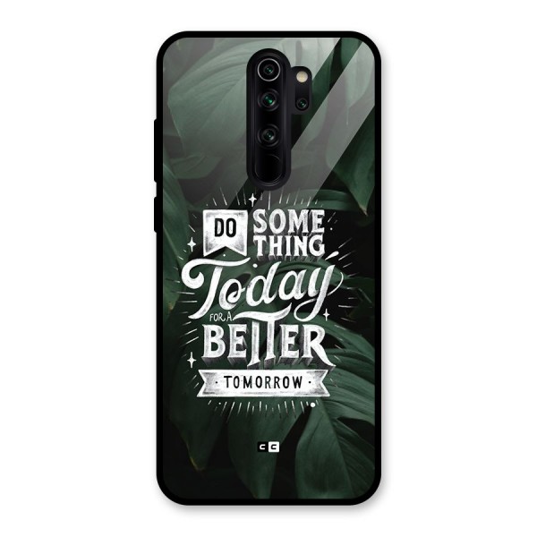 Do Something Glass Back Case for Redmi Note 8 Pro
