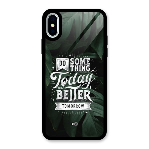 Do Something Glass Back Case for iPhone X