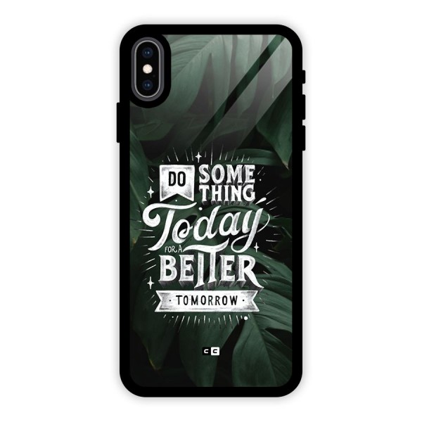 Do Something Glass Back Case for iPhone XS Max