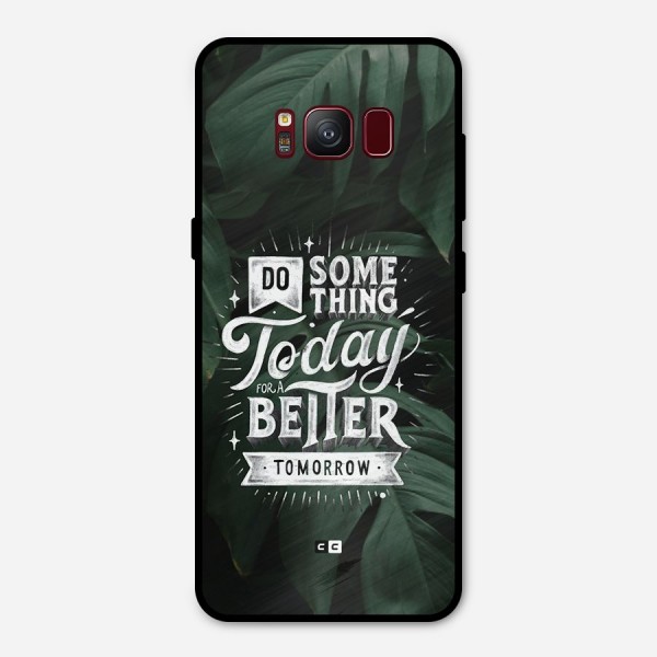 Do Something Metal Back Case for Galaxy S8