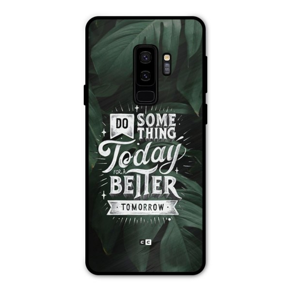 Do Something Metal Back Case for Galaxy S9 Plus