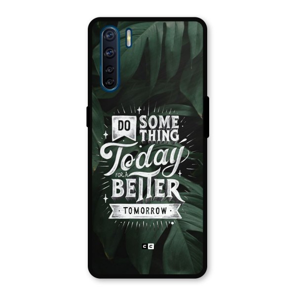 Do Something Metal Back Case for Oppo F15