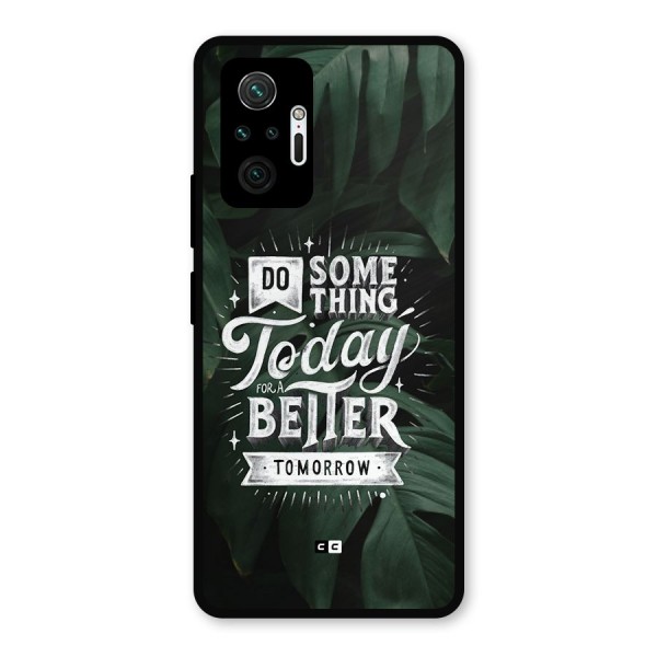 Do Something Metal Back Case for Redmi Note 10 Pro