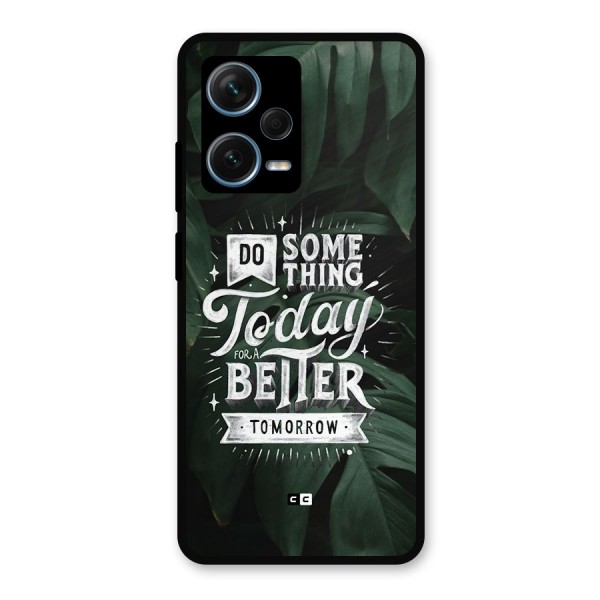 Do Something Metal Back Case for Redmi Note 12 Pro Plus 5G
