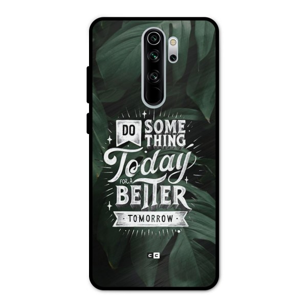 Do Something Metal Back Case for Redmi Note 8 Pro