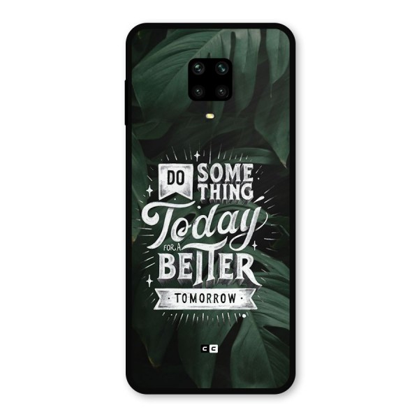 Do Something Metal Back Case for Redmi Note 9 Pro Max
