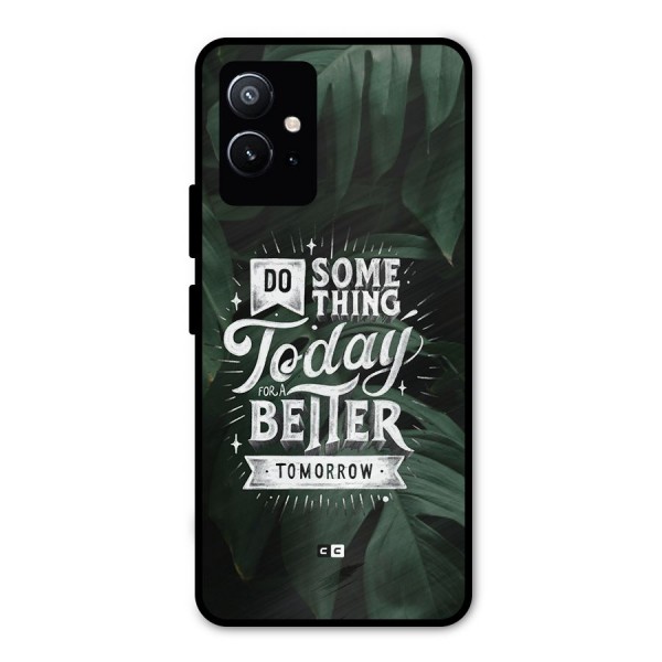 Do Something Metal Back Case for Vivo T1 5G
