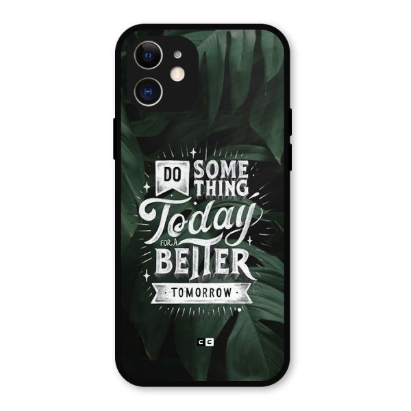 Do Something Metal Back Case for iPhone 12