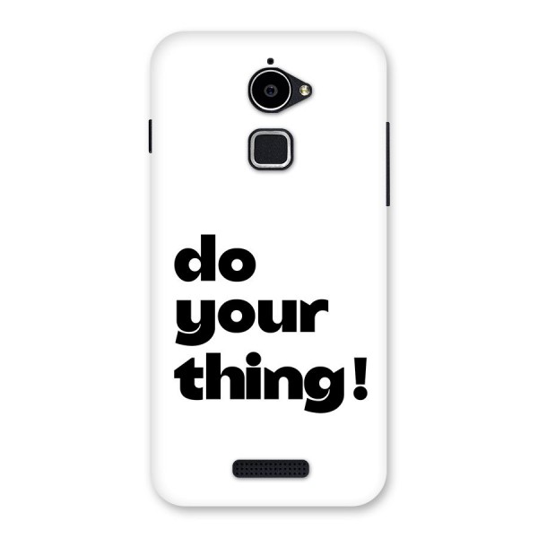 Do Your Thing Back Case for Coolpad Note 3 Lite