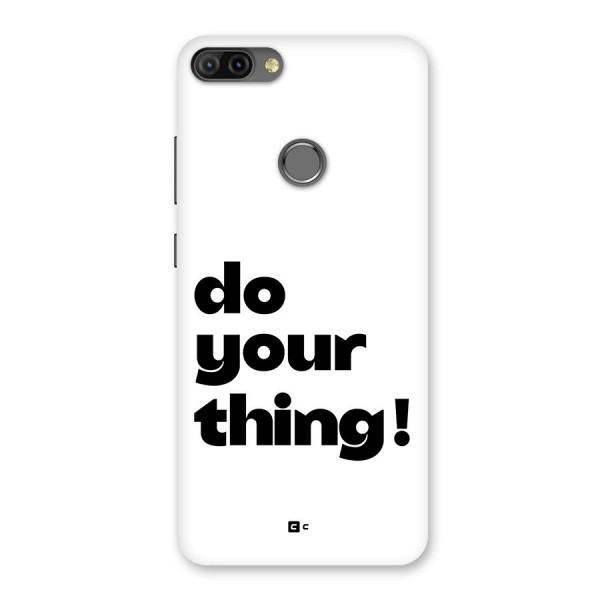 Do Your Thing Back Case for Infinix Hot 6 Pro