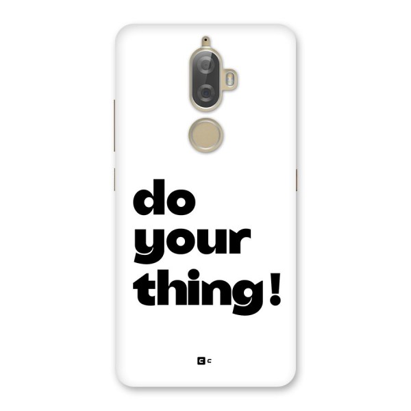 Do Your Thing Back Case for Lenovo K8 Plus