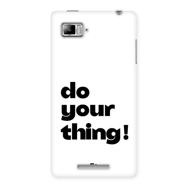 Do Your Thing Back Case for Lenovo Vibe Z K910