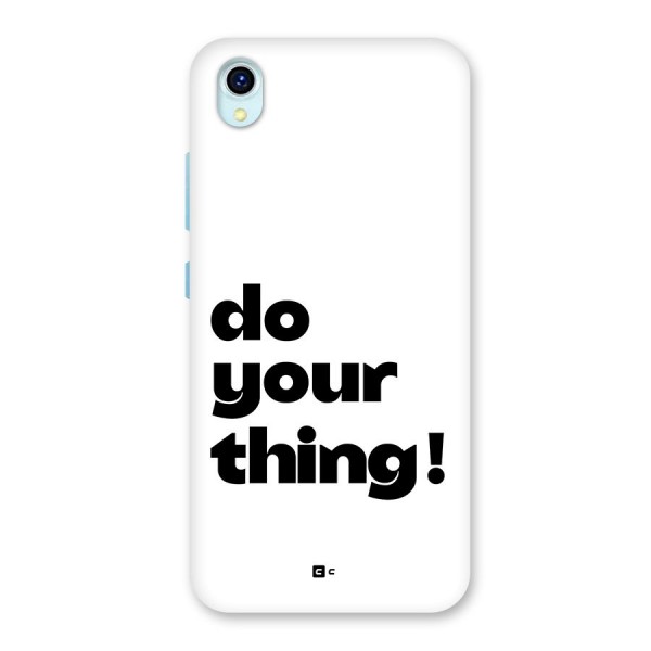 Do Your Thing Back Case for Vivo Y1s