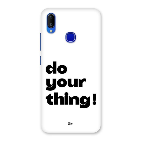 Do Your Thing Back Case for Vivo Y91