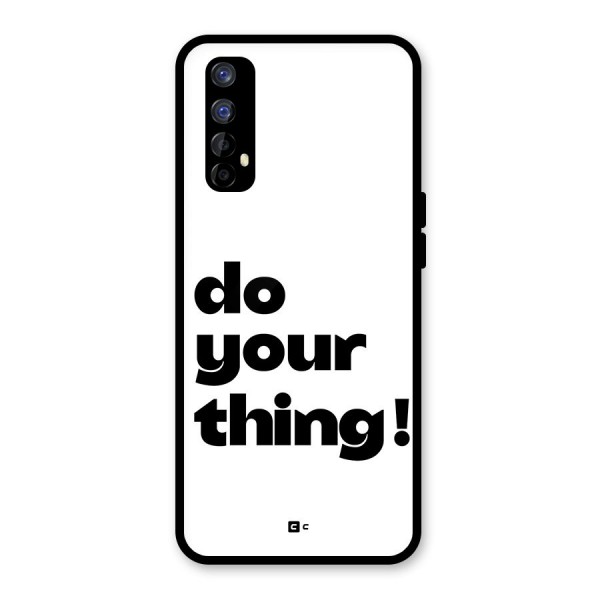 Do Your Thing Glass Back Case for Realme Narzo 20 Pro