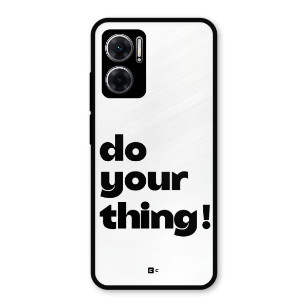 Do Your Thing Metal Back Case for Redmi 11 Prime 5G
