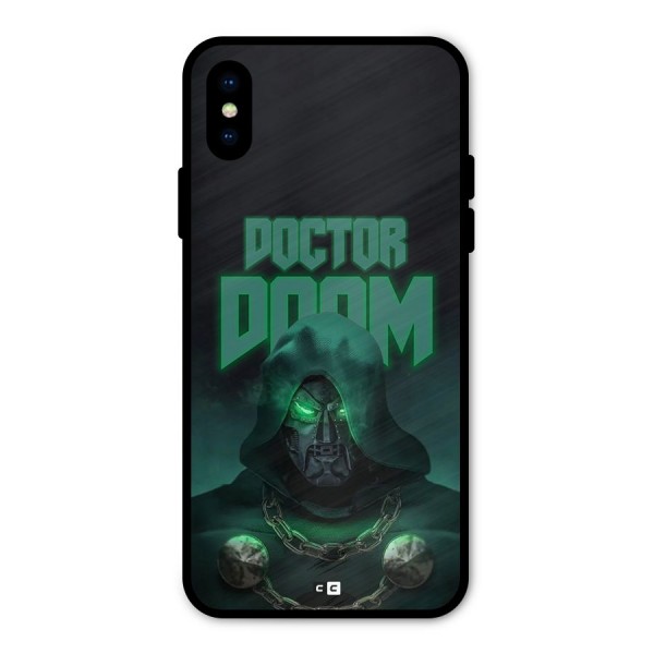 Doctor Doom Metal Back Case for iPhone XS