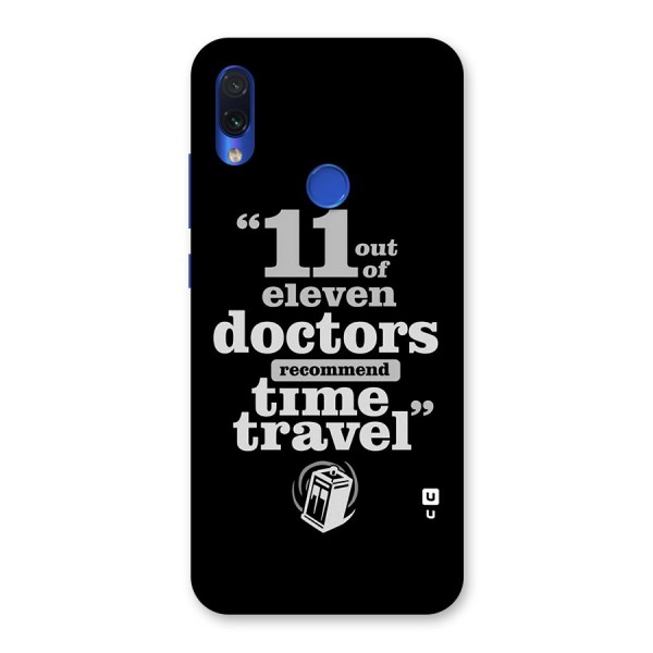 Doctors Recommend Time Travel Back Case for Redmi Note 7