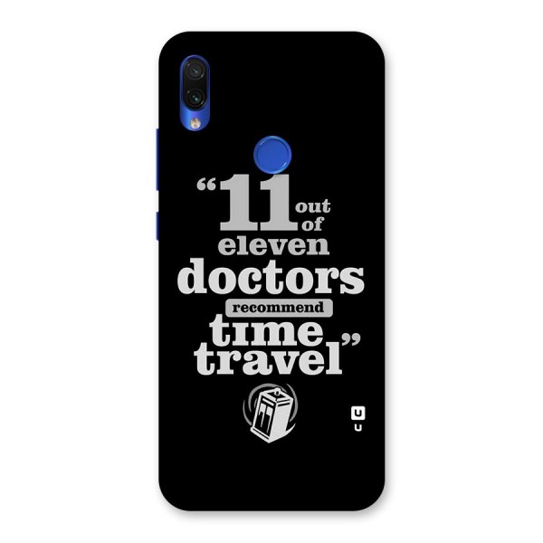Doctors Recommend Time Travel Back Case for Redmi Note 7S