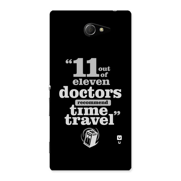 Doctors Recommend Time Travel Back Case for Sony Xperia M2