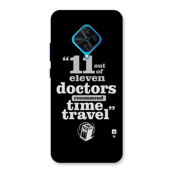 Doctors Recommend Time Travel Back Case for Vivo S1 Pro