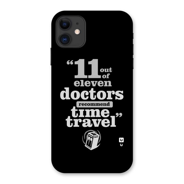 Doctors Recommend Time Travel Back Case for iPhone 11
