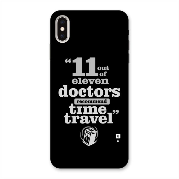 Doctors Recommend Time Travel Back Case for iPhone XS Max
