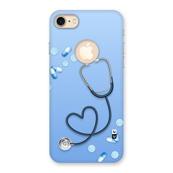 Doctors Stethoscope Back Case for iPhone 7 Logo Cut