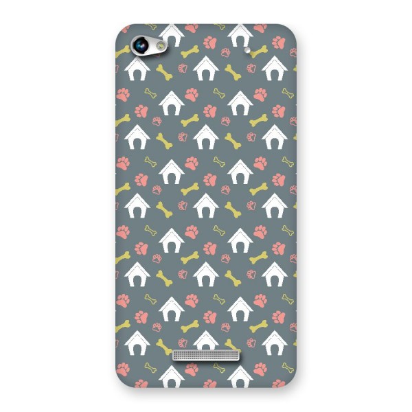 Dog Pattern Back Case for Micromax Hue 2