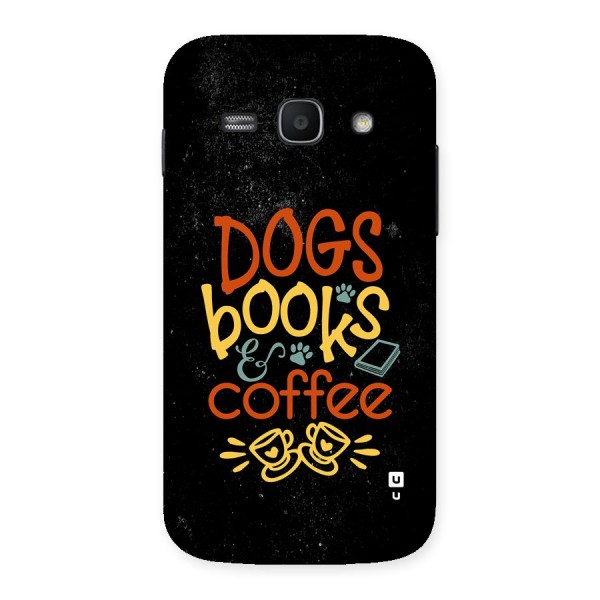 Dogs Books Coffee Back Case for Galaxy Ace3