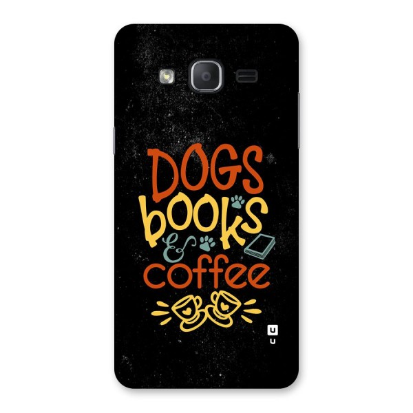 Dogs Books Coffee Back Case for Galaxy On7 2015