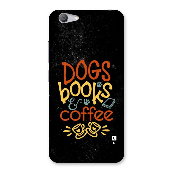 Dogs Books Coffee Back Case for Vivo Y53