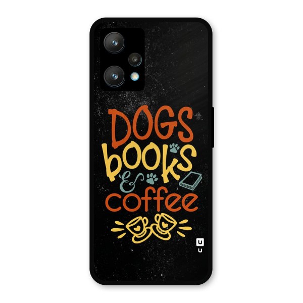 Dogs Books Coffee Metal Back Case for Realme 9 Pro Plus 5G