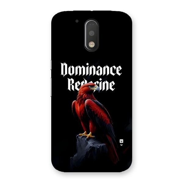 Dominance Eagle Back Case for Moto G4 Plus