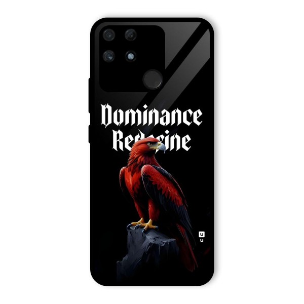 Dominance Eagle Glass Back Case for Realme Narzo 50A