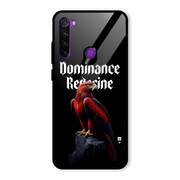 Dominance Eagle Glass Back Case for Redmi Note 8
