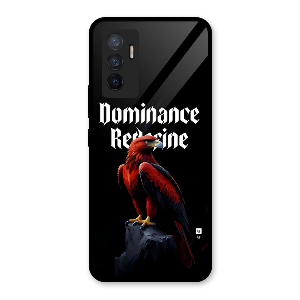 Dominance Eagle Glass Back Case for Vivo V23e