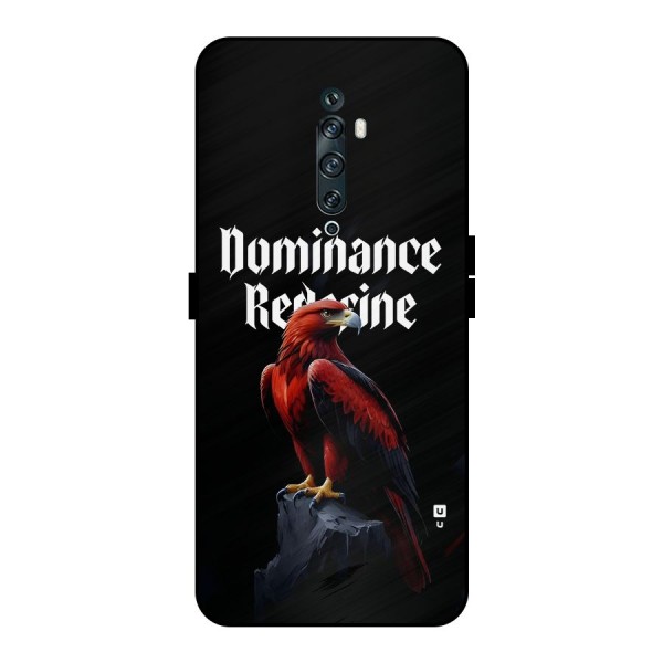 Dominance Eagle Metal Back Case for Oppo Reno2 F