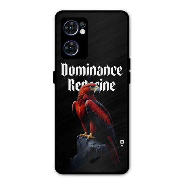 Dominance Eagle Metal Back Case for Oppo Reno7 5G