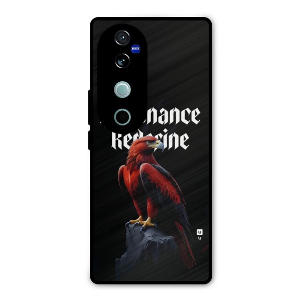 Dominance Eagle Metal Back Case for Vivo V40 Pro