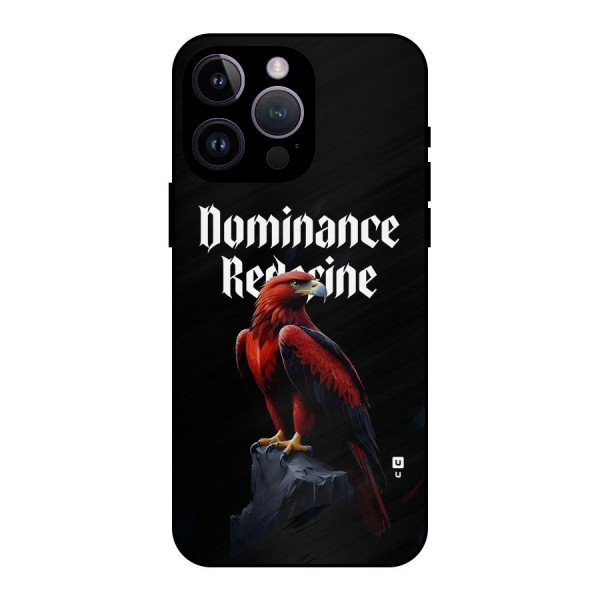 Dominance Eagle Metal Back Case for iPhone 14 Pro Max